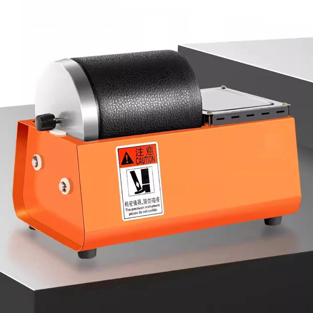 Machine à polir rotative électrique pour pierres - Capacité 2,5 kg - Tambour simple pour perles, pierres- Polisseuse