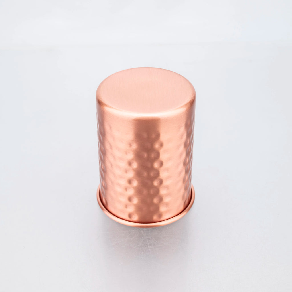 Tasse en cuivre pur 400ml avec paille