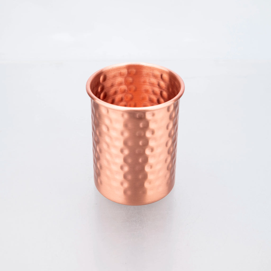 Tasse en cuivre pur 400ml avec paille