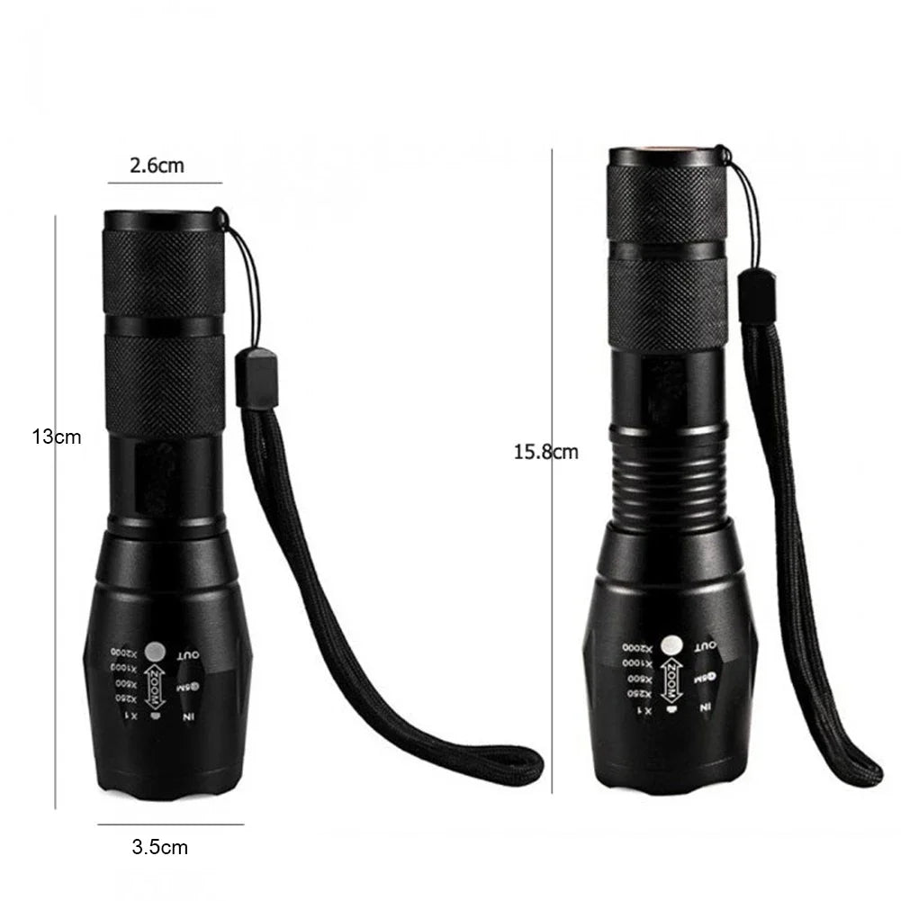Lampe torche UV mini zoomable 150LM XPE- Lumière ultraviolette
