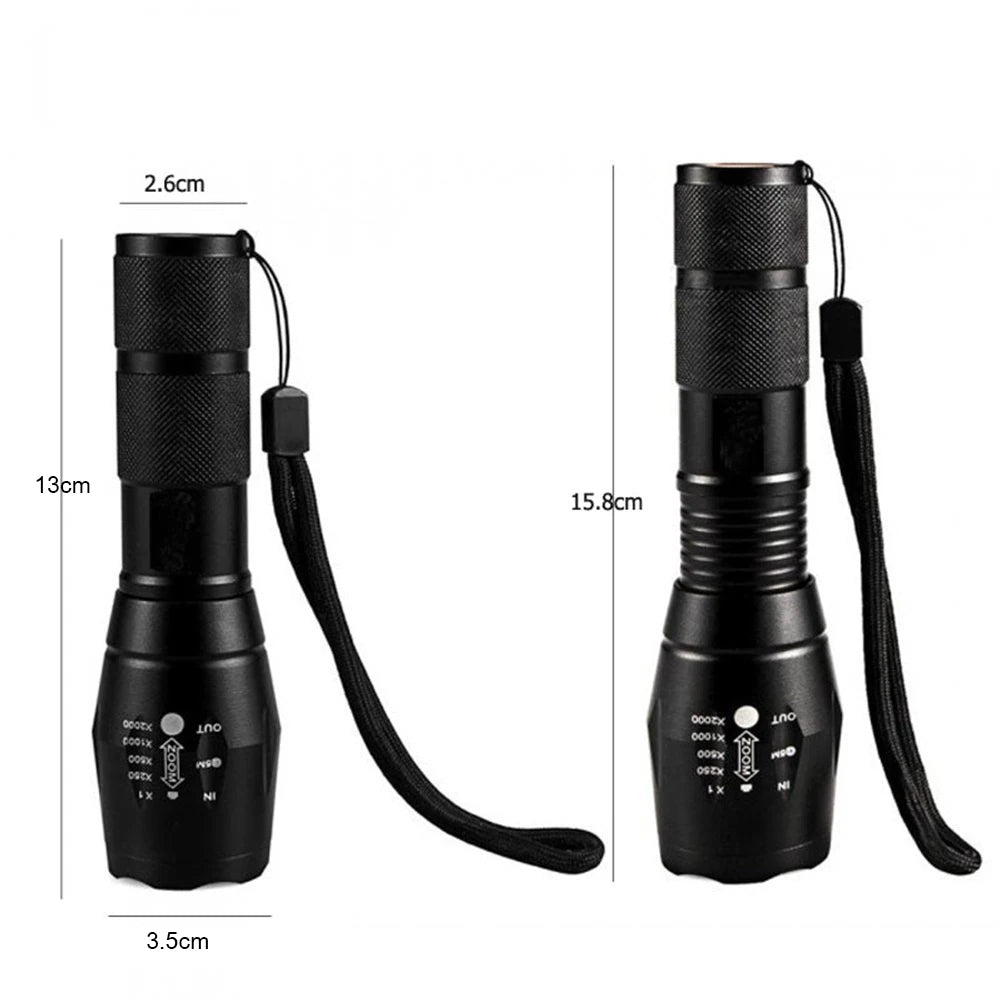 Lampe torche UV mini zoomable 150LM XPE- Lumière ultraviolette